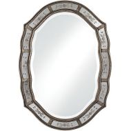 Uttermost Fifi Antique Gold Etched 25 x 35 Wall Mirror