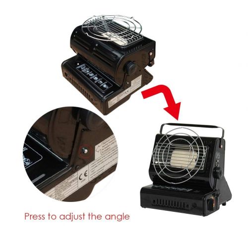  Mr Heilsa Portable Camp Heater, Dual-use Heater for Warm and Heating Water or Cook During Travel and Outdoor Activities