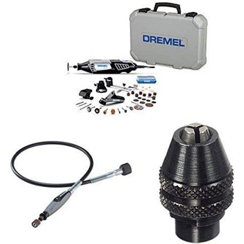  Dremel 4000-434 Rotary Tool with Flex Shaft Attachment and MultiPro Keyless Chuck