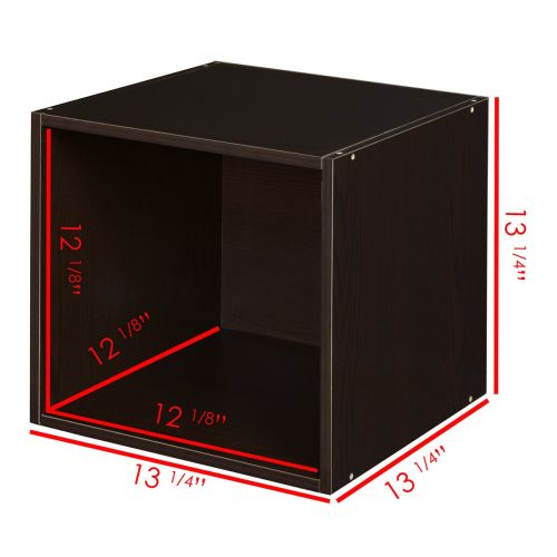 Niche NICHE Set of 6 Cubo Modular Storage Cubes and 3 Cubo Foldable Fabric Bins- Truffle/Natural