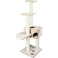Trixie Pet Products Cat Tree Play House Scratcher Condo Pet House Combo