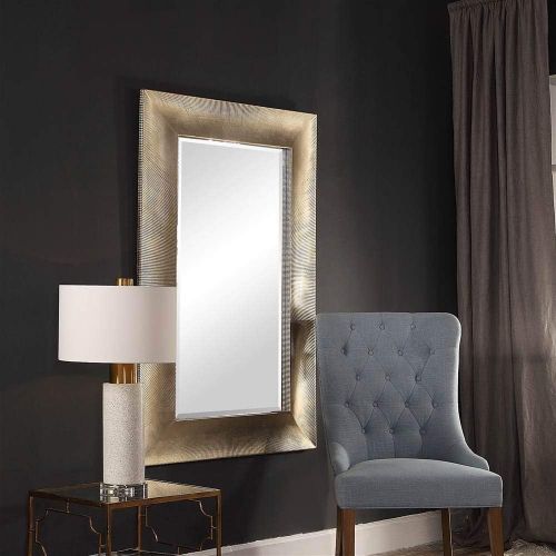  Uttermost Large Wall Mirror in Champagne