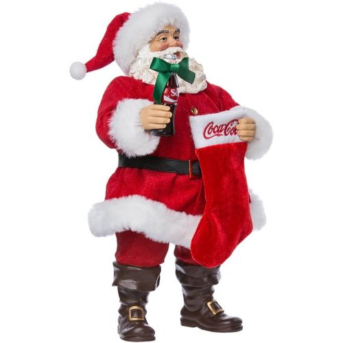 커트애들러 Kurt Adler CC5172 Santa with Coke Bottle and Stocking