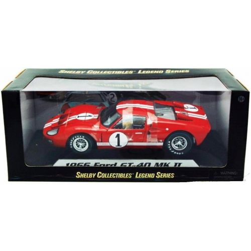  1967 Ford GT MK IV #1 Red LeMans Winner 24 Hours 118 by Shelby Collectibles SC423