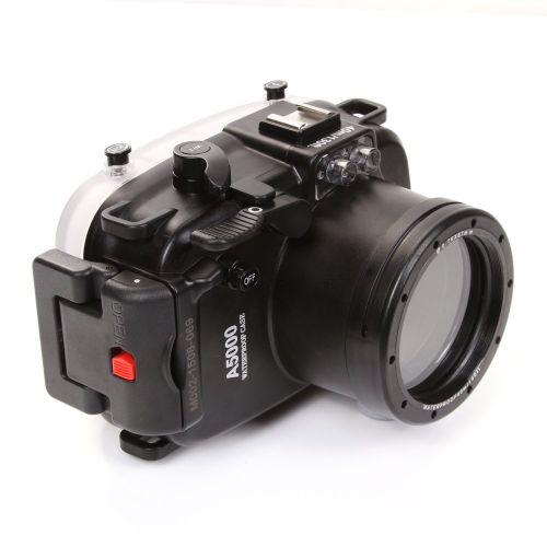  MEIKON Fotga 40m 130ft Waterproof Underwater Diving Camera Housing Case for Sony A5000 with 16-50mm Lens Camera