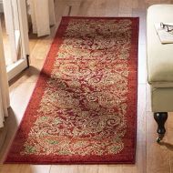 Safavieh Lyndhurst Collection LNH224B Traditional Paisley Red and Multi Runner (23 x 8)