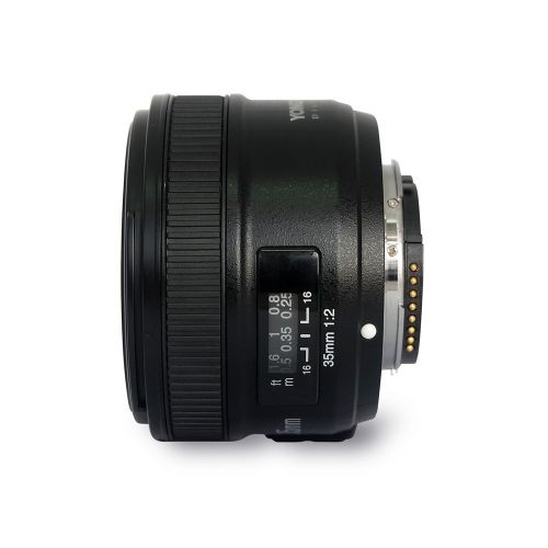  YONGNUO YN35mm F2 Lens 1:2 AFMF Wide-Angle FixedPrime Auto Focus Lens for Nikon DSLR Cameras