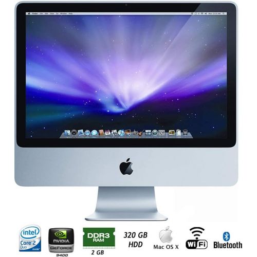 애플 Apple MB417LL/A iMac 20in Intel Core 2 Duo 2GB RAM, 320GB Desktop (Renewed)