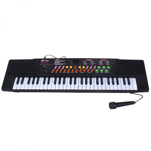 Alek...Shop 54 Key Electronic Keyboard Piano Electric Organ Music Mic Adapter, Kid Children