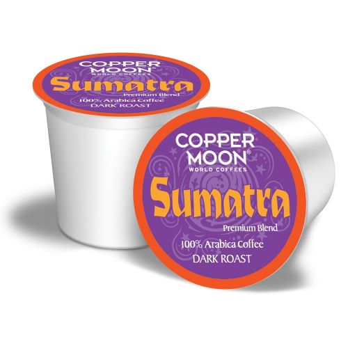  Copper Moon Single Cups for Keurig K-Cup Brewers Sumatra 80 Count Dark Roast Coffee with Smoothly...