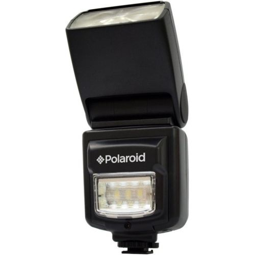 폴라로이드 Polaroid PL-160DC Studio Series Digital Power Zoom TTL Shoe Mount AF Dua Flash With LCD Display + Built In LED Video Light For The Canon Digital EOS Rebel T4i (650D), T3 (1100D), T