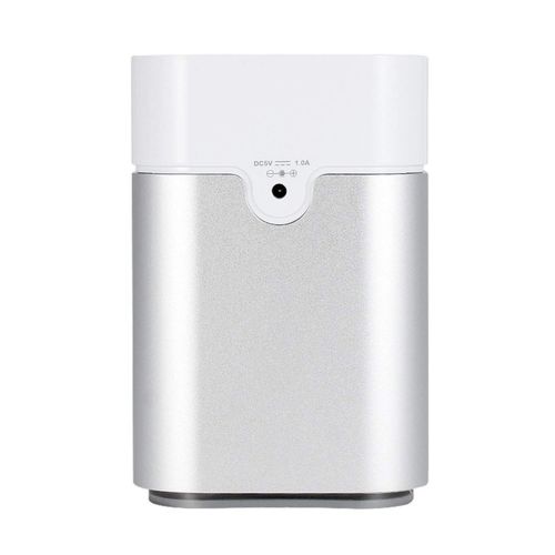  FunyCC Waterless Essential Oil Diffuser Difusor Aroma Oil Nebulizer Aluminum Alloy Aromatherapy Diffuser Household Yoga Work,Silver Color,US