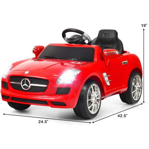 Costzon Mercedes Benz SLS Kids Ride On Car RC Battery Toy Vehicle wMP3