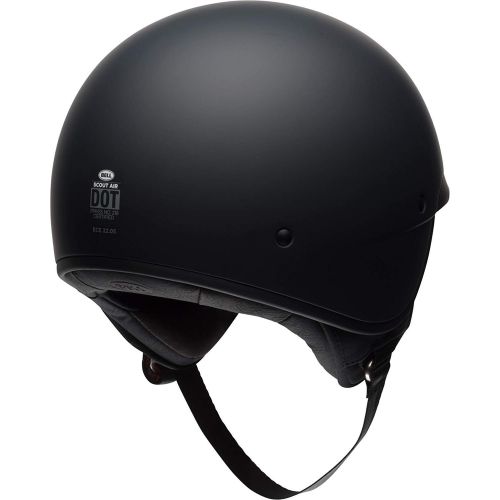 벨 Bell Scout Air Open-Face Motorcycle Helmet (Solid Matte Black, Large)