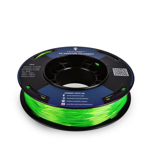  SainSmart 5 Colors Flexible TPU 3D Printing Filament, 1.75 mm, 250g, Dimensional Accuracy +- 0.05 mm