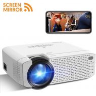 [아마존 핫딜] Mini Projector, Crosstour Video Projector with Synchronize Smart Phone Screen, 3500 lumens Full HD 1080p Supported, Compatible with TV Box/PC/PS4/HDMI/VGA/TF/AV/USB/Smartphones