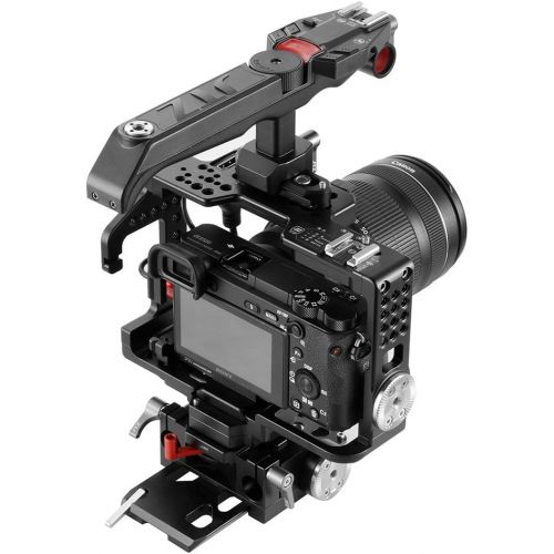  JTZ DP30 JL-JS7 Camera Cage 15mm Rail Rod Baseplate Rig and Top Handle for SONY A6000 A6300 A6500 Dslr Cameras