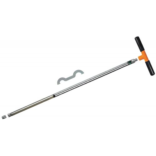  AMS 425.50 Plated Replaceable Tip Soil Probe with Handle, 1 x 36