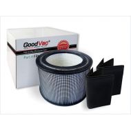 GoodVac Filter Queen Defender 4000 HEPA Replacement Filter + 2 Carbon Prefilter Wraps Made