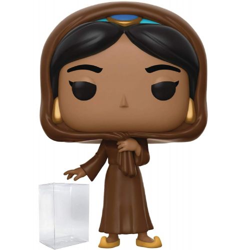 펀코 Funko Disney: Aladdin - Jasmine in Disguise Pop! Vinyl Figure (Includes Compatible Pop Box Protector Case)
