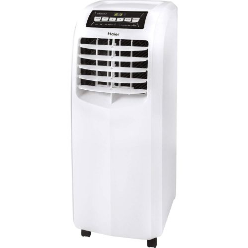  Haier QPCD05AXMW 2 Fan Speed Remote Control Portable Air Conditioner, White