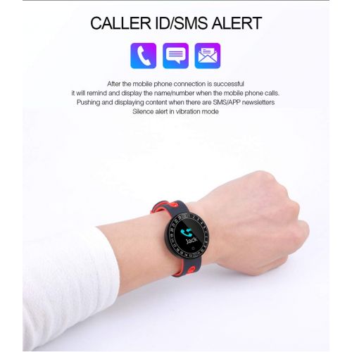  WETERS Fitness Tracker Activity Tracker Watch Heart Rate Monitor Waterproof Bluetooth Counter Step Blood Pressure Metal Paint Dial Sports Bracelet
