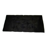 SheetMusicNorthwest Black Piano Bench Cushion Pad 14 X 30 Suede Fabric Ebony