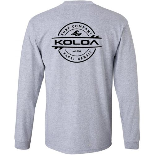  Joes USA Koloa Long Sleeve Thruster Logo Heavy Cotton T-Shirts. Regular, Big & Tall