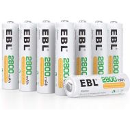 [아마존 핫딜]  [아마존핫딜]EBL AA Rechargeable Batteries 2800mAh Ready2Charge Quality AA Batteries - 16 Counts