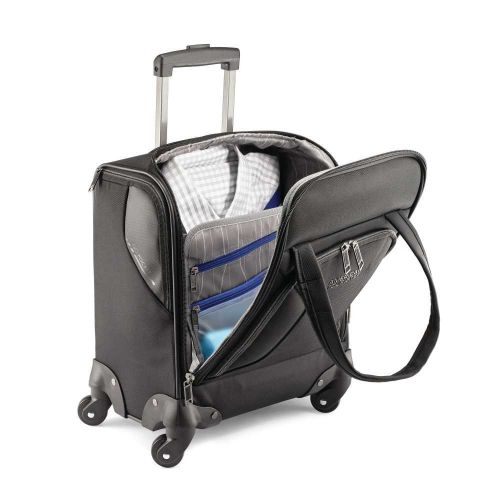  American Tourister Zoom Spinner Tote Carry-On Luggage, Black