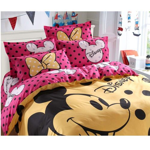  Bedding Sets|Mickey Mouse Cover Set for Children Bedroom Decor Bed Linen|by ATUSY|