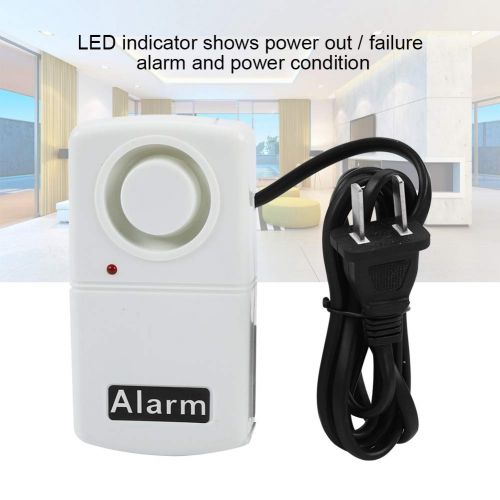  [아마존베스트]Sonew Automatic Power Cut Failure Alerter LED Indicator Smart 120db Outage Alarm Warning Siren, Needs 9V Battery (Not Included)
