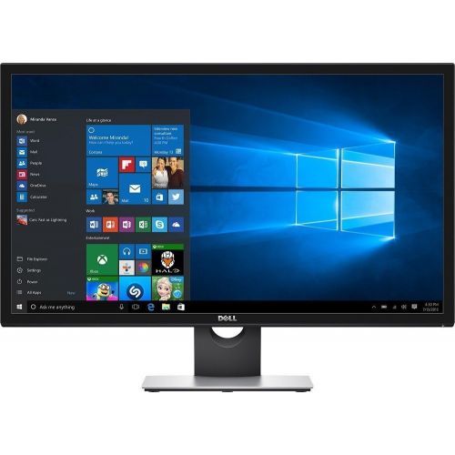 델 2018 Premium Dell 28 4K UHD (3840 x 2160) Anti-Gare Widescreen LED Gaming  Professional Business Monitor - AR 16:9, Response 2ms, 72% of NTSC, Blue-free, Hard Coating Screen, Buil