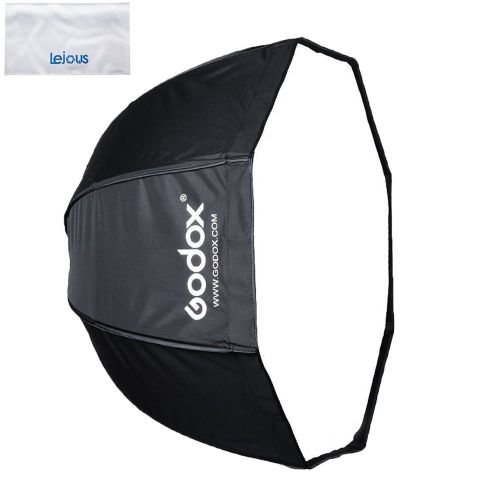  Godox 120cm  47in Octagon Softbox Umbrella Softbox with Carrying Bag for Studio Flash Speedlite, Zipper Design
