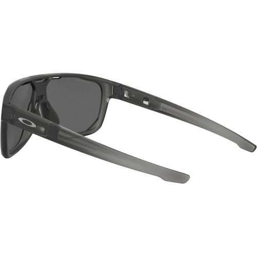 오클리 Oakley Mens Crossrange Shield (a) Non-Polarized Iridium Rectangular Sunglasses, Matte Black, 0 mm