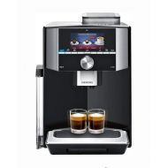 Siemens super-automatic espresso coffee machine with an adjustable grinder, double boiler, milk frother, maker for brewing espresso, cappuccino, latte, macchiato, flat white TI915M