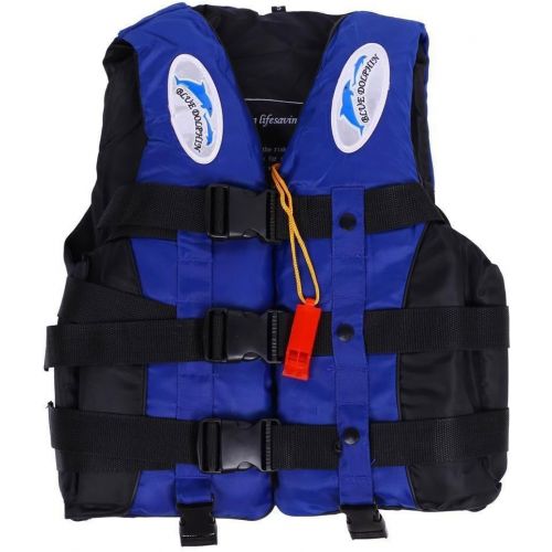  Eleanos Children and Adult Life Jacket Buoyancy Aid Universal Swimming Boating Kayaking Life Vest and Whistle