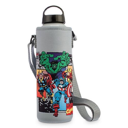 디즈니 Disney Store Marvel Aluminum Water Bottle with Neoprene Cover