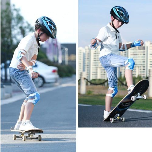  KYCD Trend Doppelseitiges Farbdruck-Skateboard, Professionelles Skateboard, Geeignet fuer Anfaenger, Kinder, Erwachsene, Jugendliche (Farbe : B)