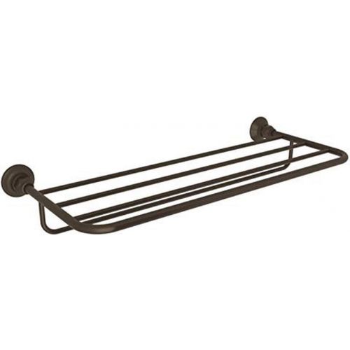  Rohl ROT10PN 23-12-Inch W by 11-Inch D Country Bath Hotel Style Towel Rack in Polished Nickel
