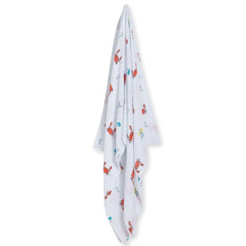  Angel Dear Bamboo Swaddle Two Pack, Crabby