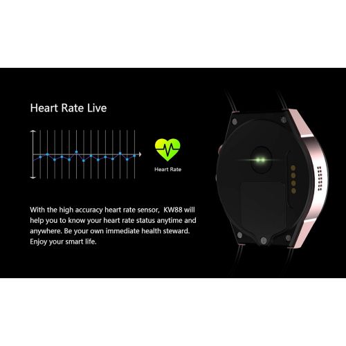  WETERS Fitness Tracker Activity Tracker Watch Heart Rate Monitor Full Round Screen Android System Step Positioning Sports Bracelet