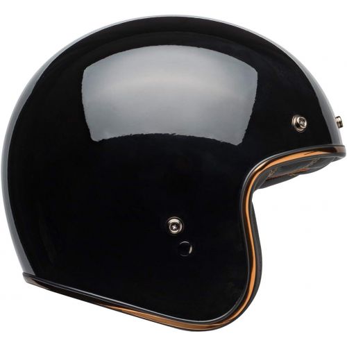 벨 Bell Custom 500 Open-Face Motorcycle Helmet(Solid Black, X-Small)