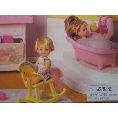 바비 Barbie KELLY My Very Own Nursery Playset (1997 Arcotoys, Mattel)