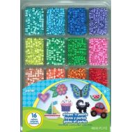 [아마존베스트]Perler Beads Stripes And Pearls Assorted Fuse Beads Tray For Kids Crafts, 4000 pcs