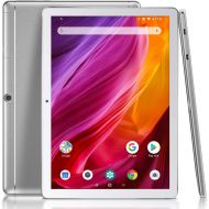 [아마존 핫딜]  [아마존핫딜]Dragon Touch K10 Tablet, 10 inch Android Tablet with 16 GB Quad Core Processor, 1280x800 IPS HD Display, Micro HDMI, GPS, FM, 5G WiFi, Silver Metal Body