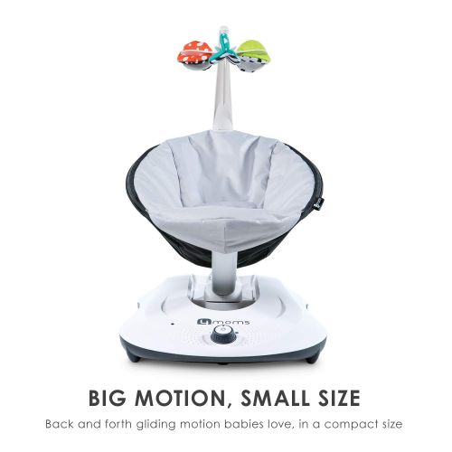 포맘스 4moms rockaRoo - compact baby swing with front to back gliding motion