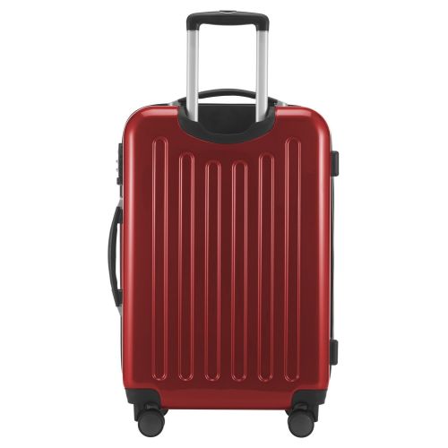 상세설명참조 HAUPTSTADTKOFFER Luggage Sets Alex UP Hard Shell Luggage with Spinner Wheels 3 Piece Suitcase TSA Red
