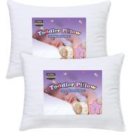 [아마존 핫딜] [아마존핫딜]Utopia Bedding Toddler Pillow - Pack of 2 Baby Pillows for Sleeping - 100% Cotton Cover - Kids Pillows, Snow White - 13 x 18 Inches