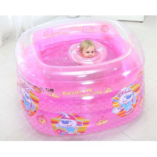 인플레터블 Inflatable Pink Princess Baby Pool Family Children Baby Swimming Bucket Bucket